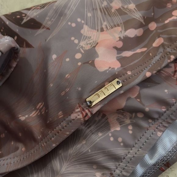 NWT Nicole Miller tropical sand print 3 tier tankini plus size swimwear - Picture 7 of 10